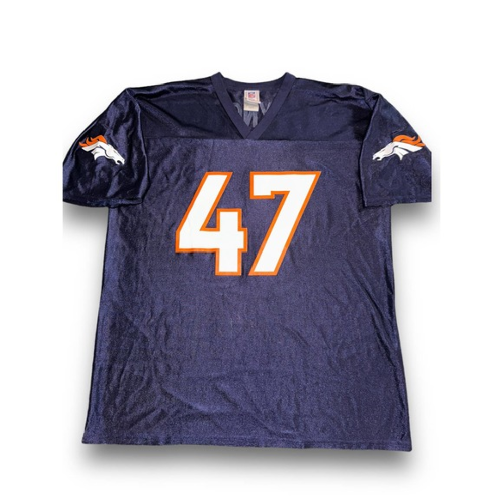 Vtg Denver Broncos‎ John Lynch Jersey #47 Size: XL